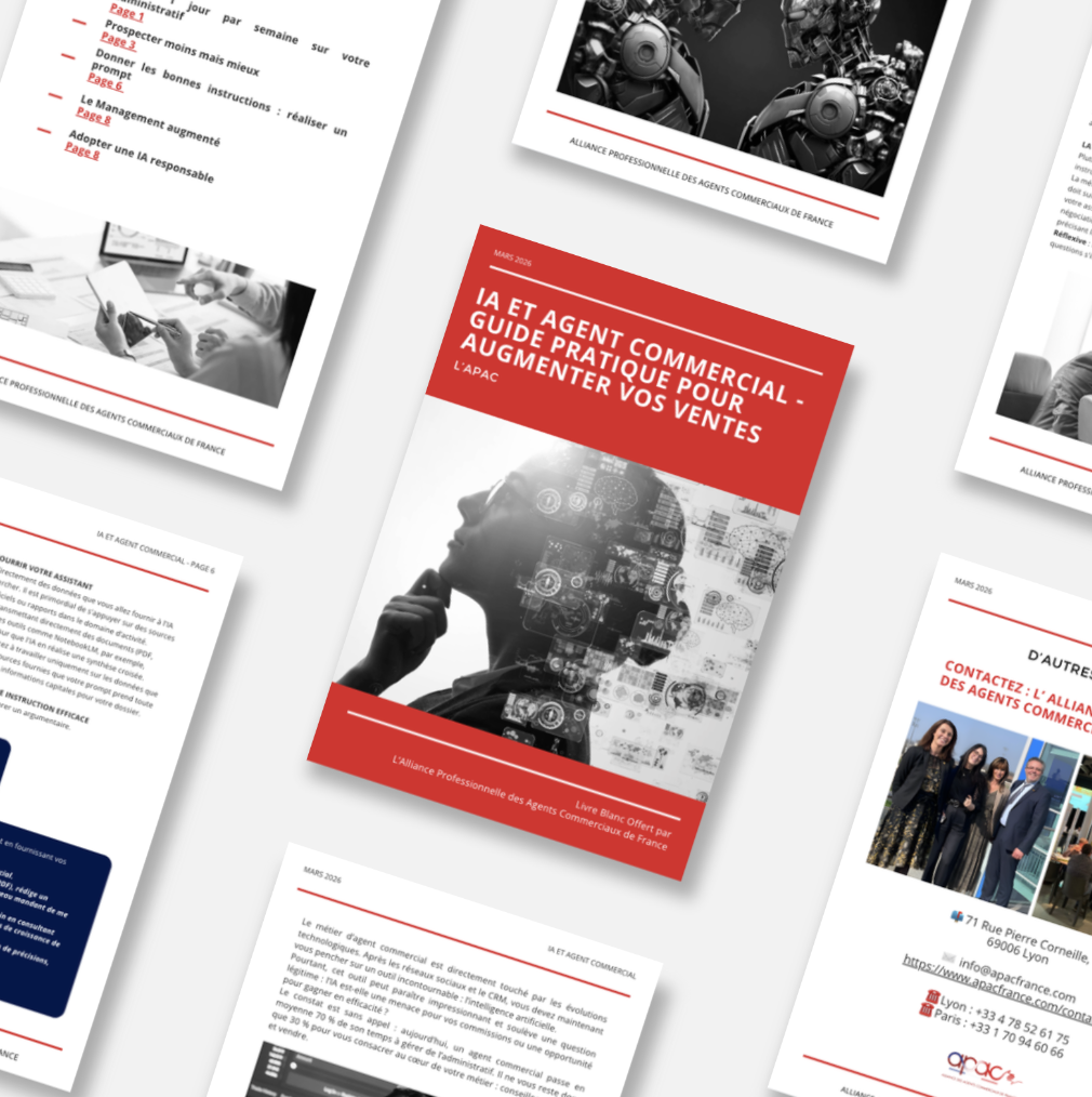 IA et agent commercial - guide pratique pour AUGMENTER vos ventes